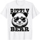 Rizzly Bear Panda Bear W Rizzler Funny Rizz T-Shirt - T-Shirt | White