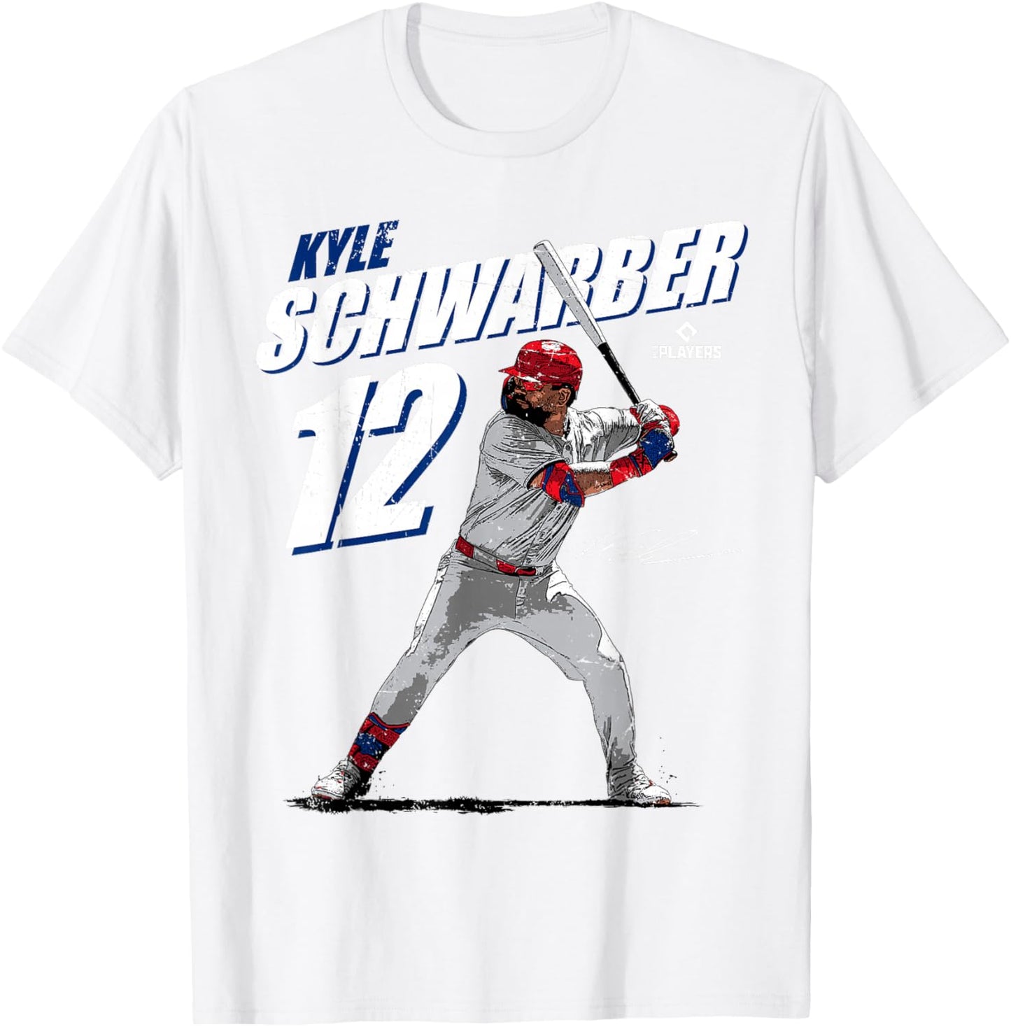 Kyle Schwarber | Philadelphia Baseball Players | MLBSWB3001 T-Shirt - T-Shirt | White