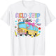 Field Trip Vibes School Bus Funny Field Day 2026 Kids T-Shirt - T-Shirt | White