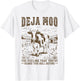 Deja Moo - The Feeling That You’ve Heard This Bull Before T-Shirt - T-Shirt | White