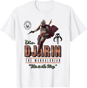 Star Wars The Mandalorian Din Djarin This Is The Way T-Shirt - T-Shirt | White