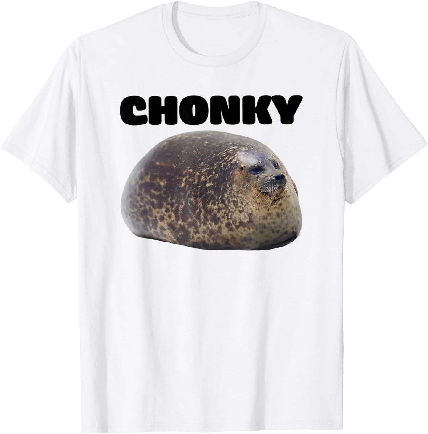 Chonky Seal T-Shirt - T-Shirt | White