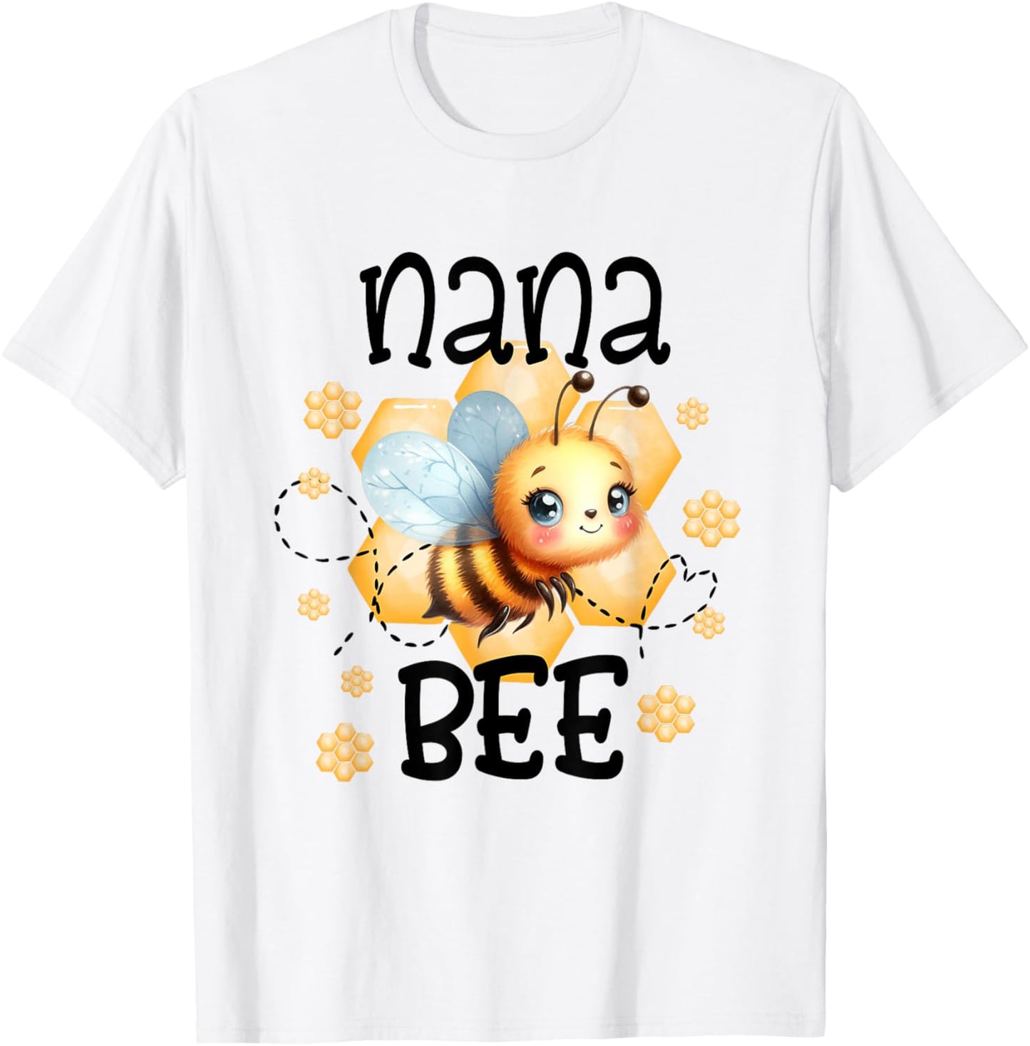NANA of the Bee Day Girl Boy Birthday Party Theme Outfit T-Shirt - T-Shirt | White