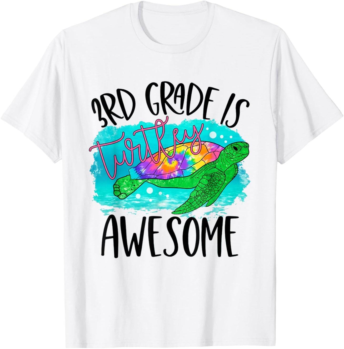 3rd Grade is Turtley Awesome Back To School Boys Girls Kids T-Shirt - T-Shirt | White
