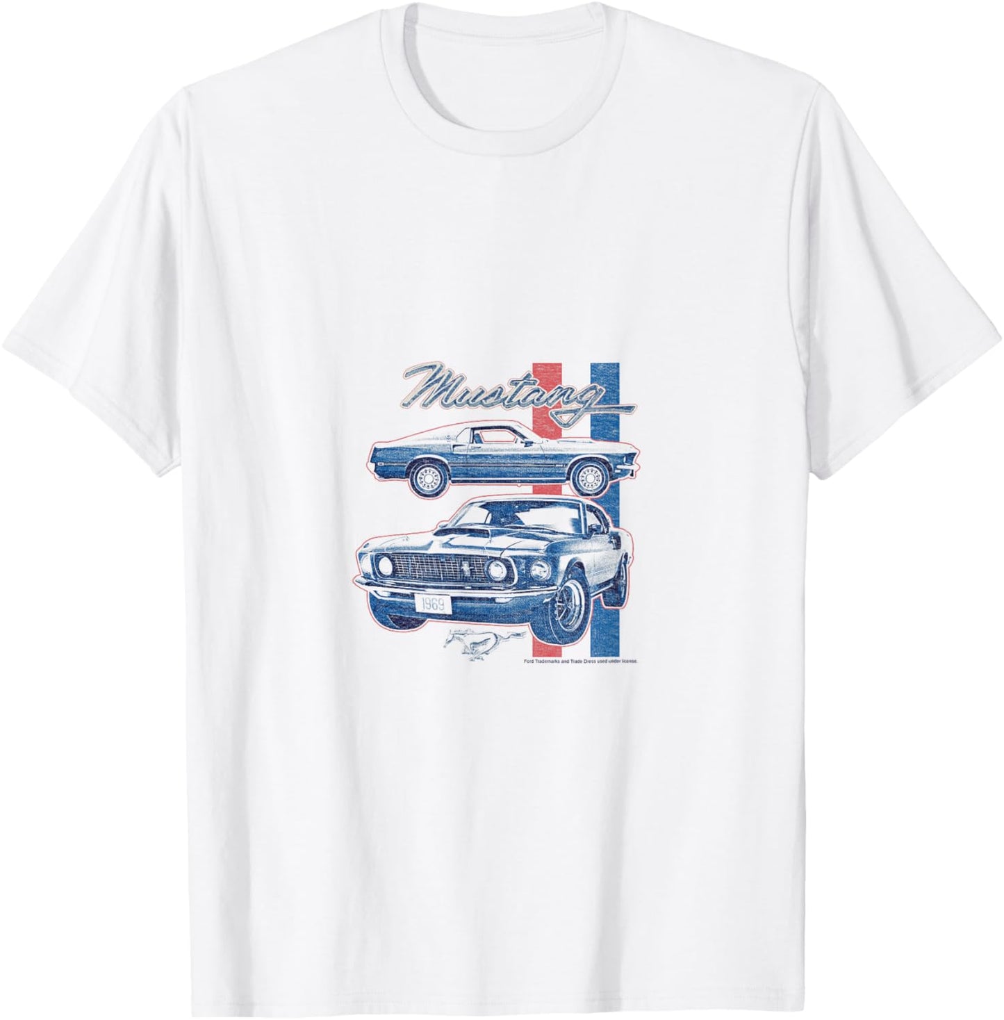 Ford Mustang 69 T-Shirt - T-Shirt | White