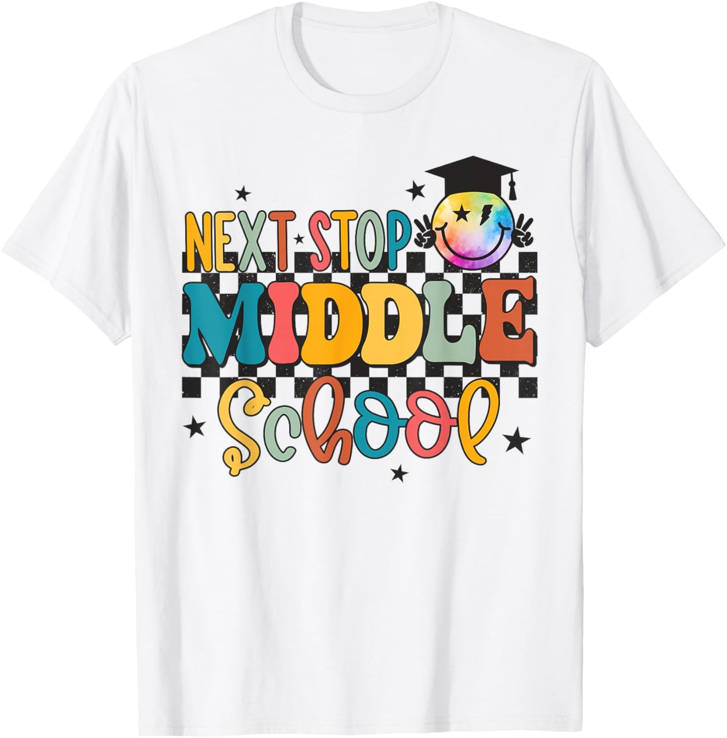Next Stop Middle School Elementary School Graduation 2024 T-Shirt - T-Shirt | White