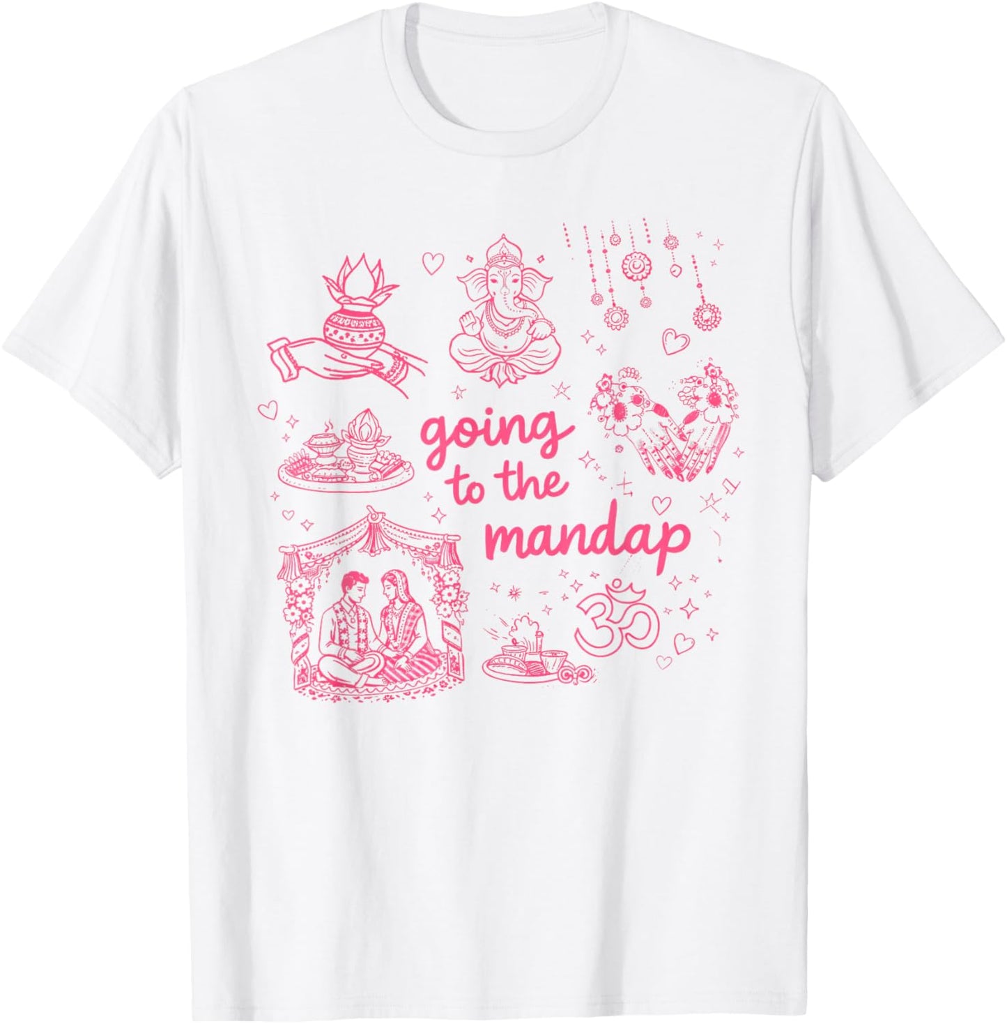 Indian Bride to Be Bridal Shower Dulhan Going to The Mandap T-Shirt - T-Shirt | White