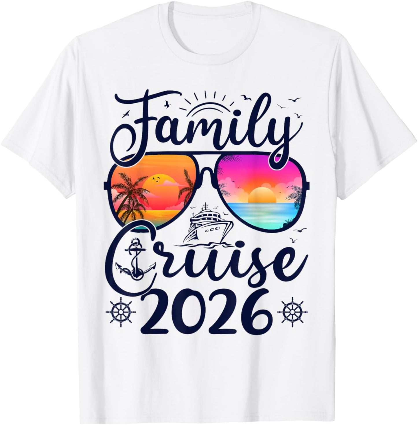 Family Cruise 2026 Summer Vacation Matching Family Cruise T-Shirt - T-Shirt | White