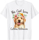 Just a Girl Who Loves Golden Retrievers Dogs Loving Women T-Shirt - T-Shirt | White