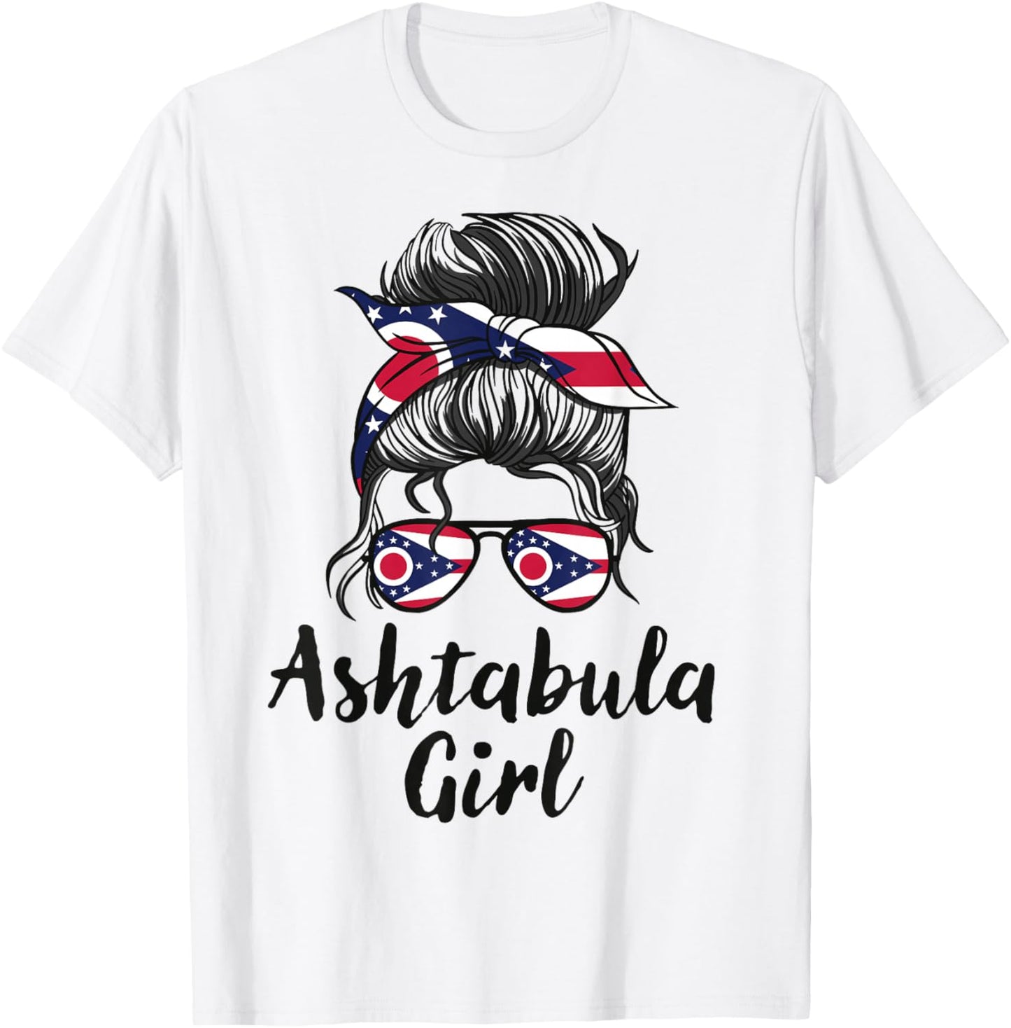 Ashtabula Ohio Women Girl T-Shirt - T-Shirt | White