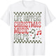 Life Happens Christmas Music Helps Funny Saying Quotes T-Shirt - T-Shirt | White