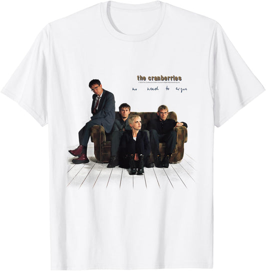 Official Cranberries No Need to Argue Band Rock Vintage T-Shirt - T-Shirt | White
