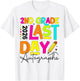 2026 Last Day of School Autograph 2nd Grade Graduation T-Shirt - T-Shirt | White