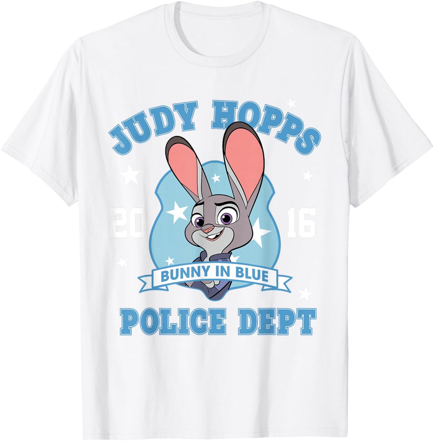 Zootopia 2 Judy Hopps Police Dept T-Shirt - T-Shirt | White