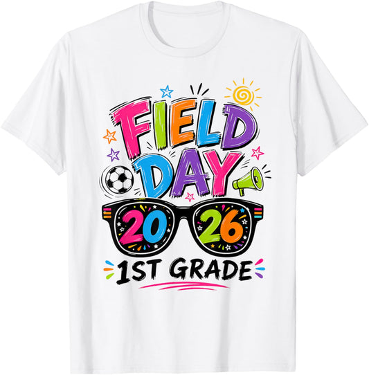 Field Day 1st Grade Field Day Teacher Student T-Shirt - T-Shirt | White