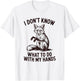 I Don't Know What to Do with My Hands Fox T-Shirt - T-Shirt | White