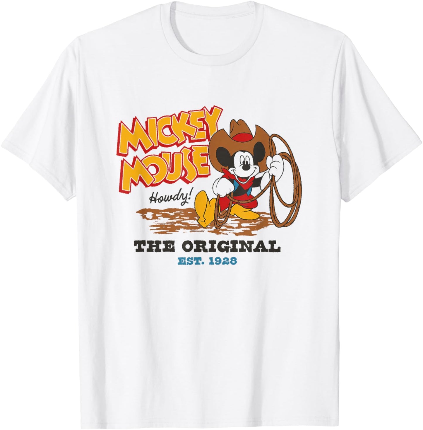 Disney Mickey And Friends Mickey Mouse The Original Retro T-Shirt - T-Shirt | White