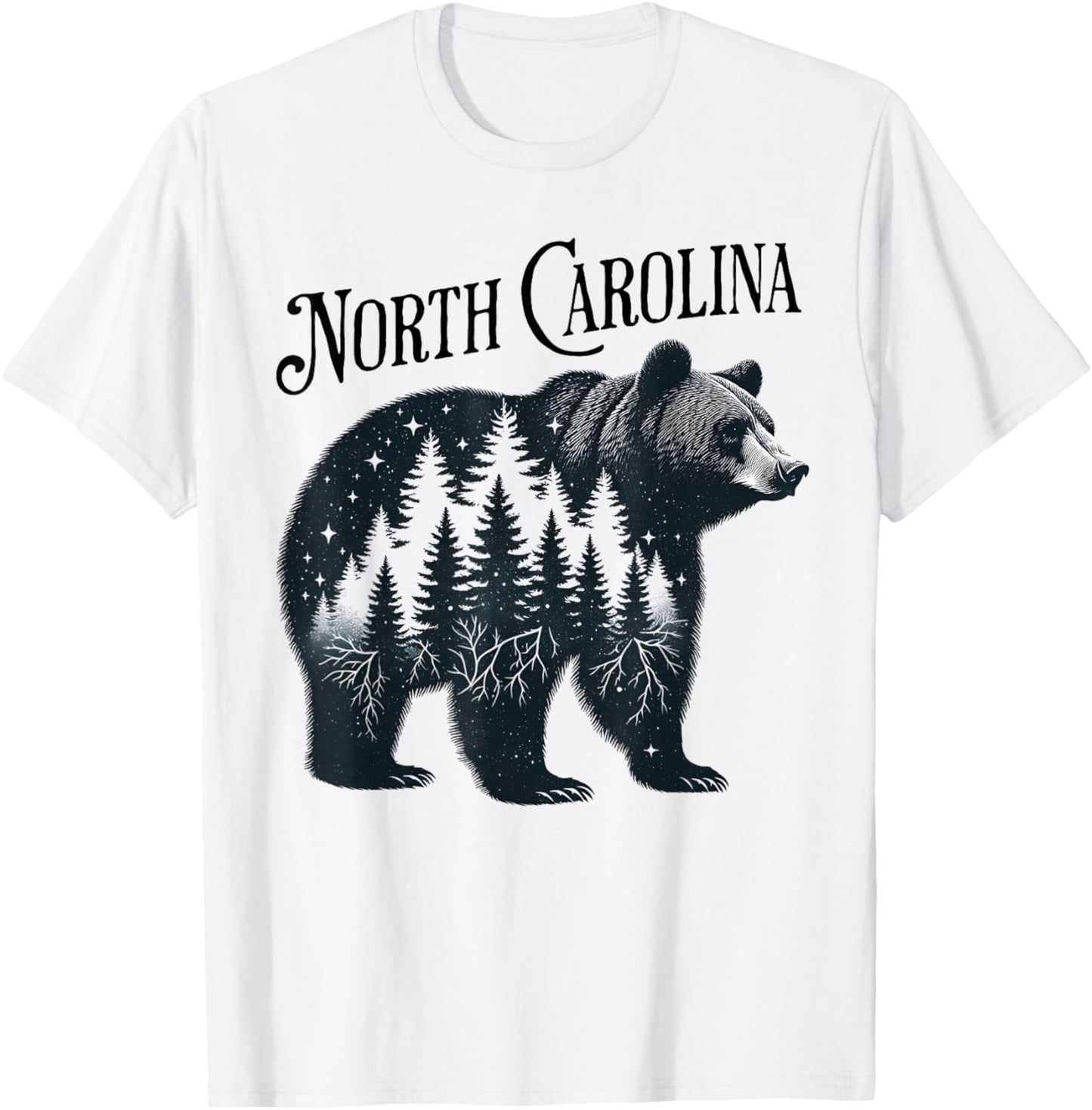North Carolina T-Shirt - T-Shirt | White