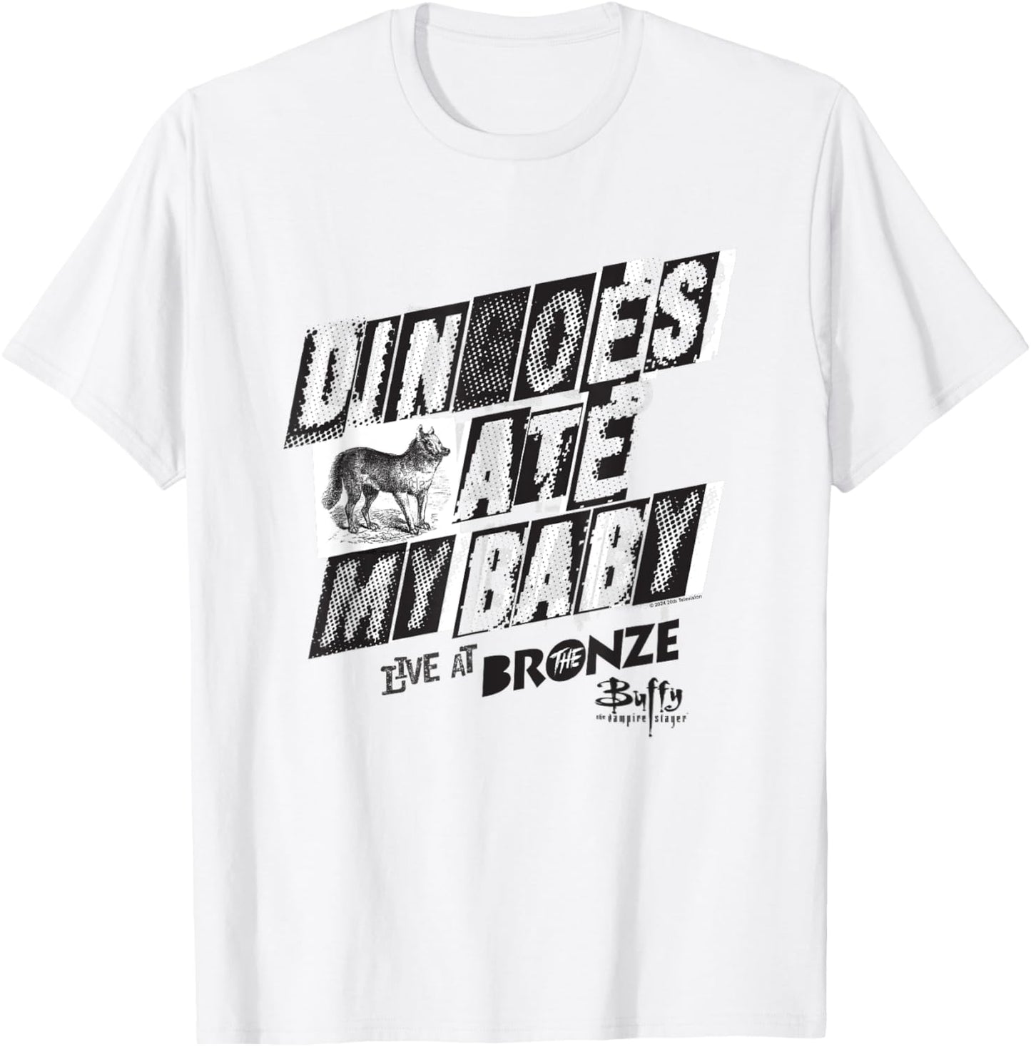 Buffy The Vampire Slayer Dingoes Ate My Baby Vintage T-Shirt - T-Shirt | White