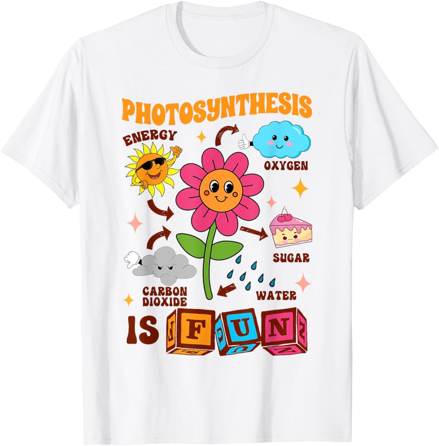 Science Lover Nature Outdoor Teacher Photosynthesis Is Fun Women T-Shirt - T-Shirt | White