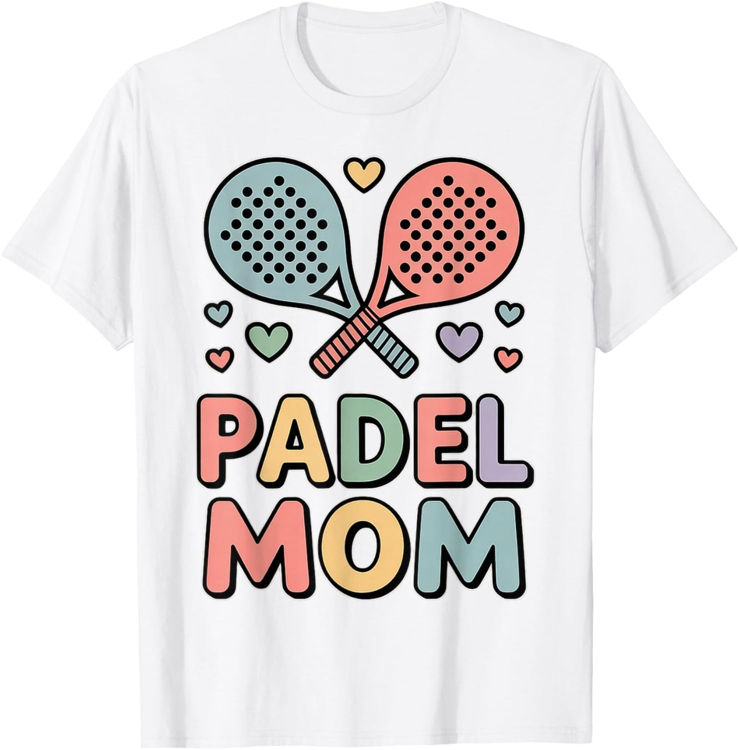 Pretty Padel Mom Outfit T-Shirt - T-Shirt | White