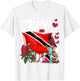 Trini Flag Outfit Idea Trinidad & Tobago Culture T-Shirt - T-Shirt | White