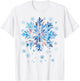 Snowflake Costume Winter Christmas Suitable Children Adults T-Shirt - T-Shirt | White