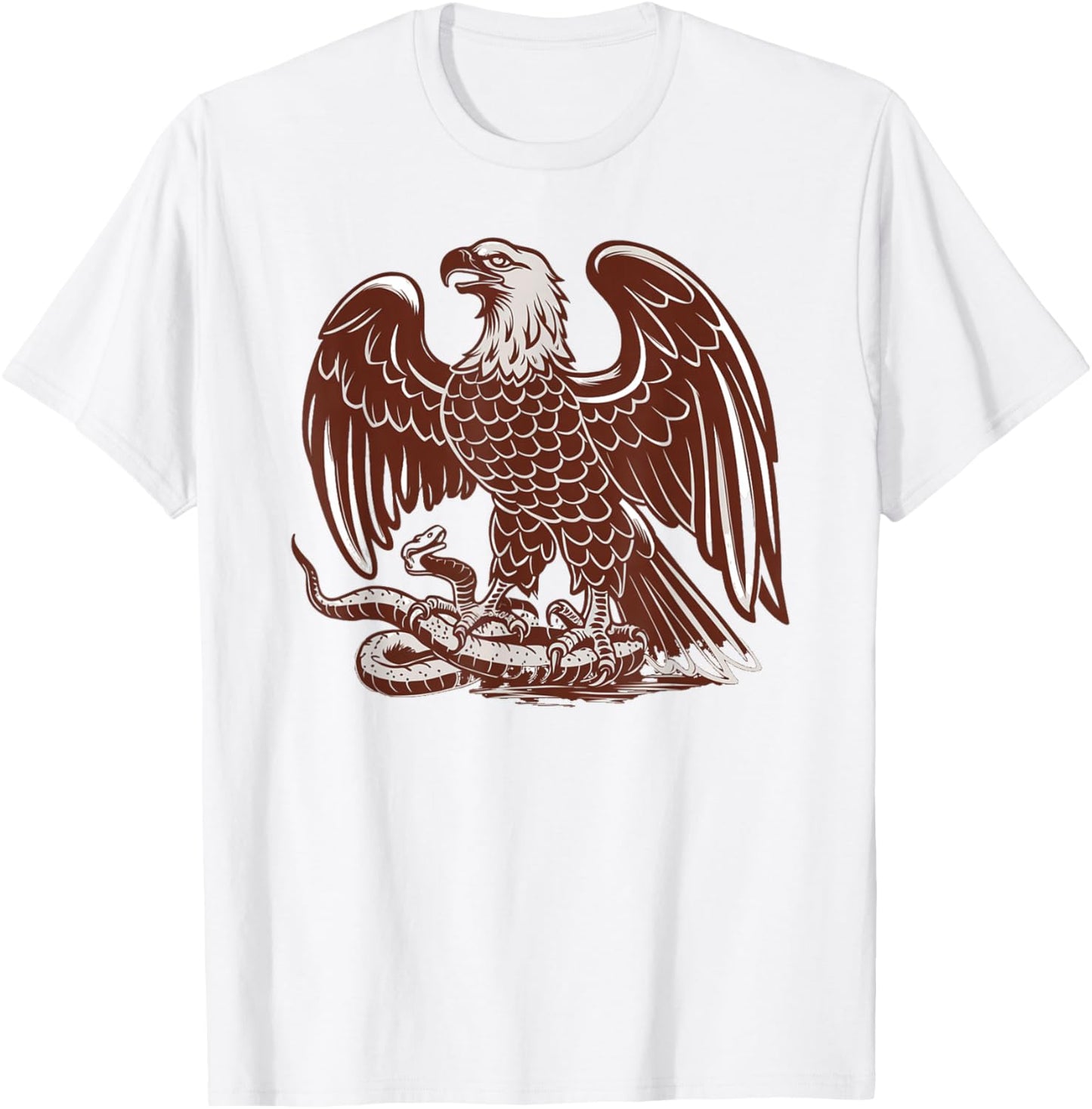Mexican Eagle T-Shirt - T-Shirt | White