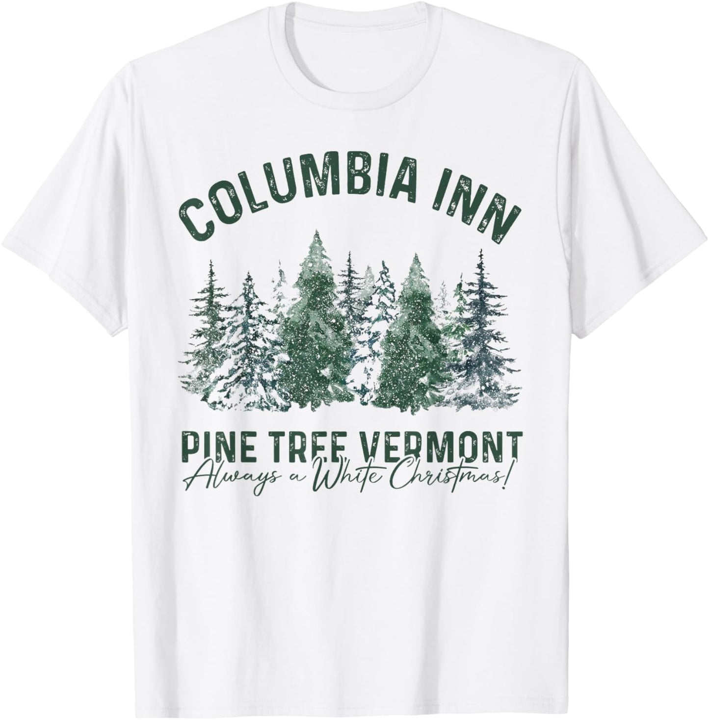 Columbia Inn Vermont America Snow Playground T-Shirt - T-Shirt | White