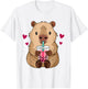 Cute Capybara Kawaii Anime Drinking Bubble Tea Lover Girls T-Shirt - T-Shirt | White
