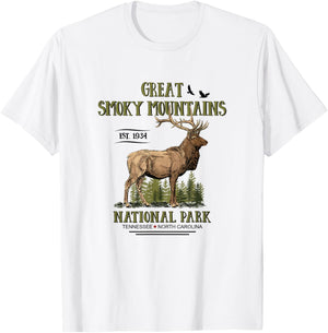 Great Smoky Mountains National Park T-Shirt - T-Shirt | White