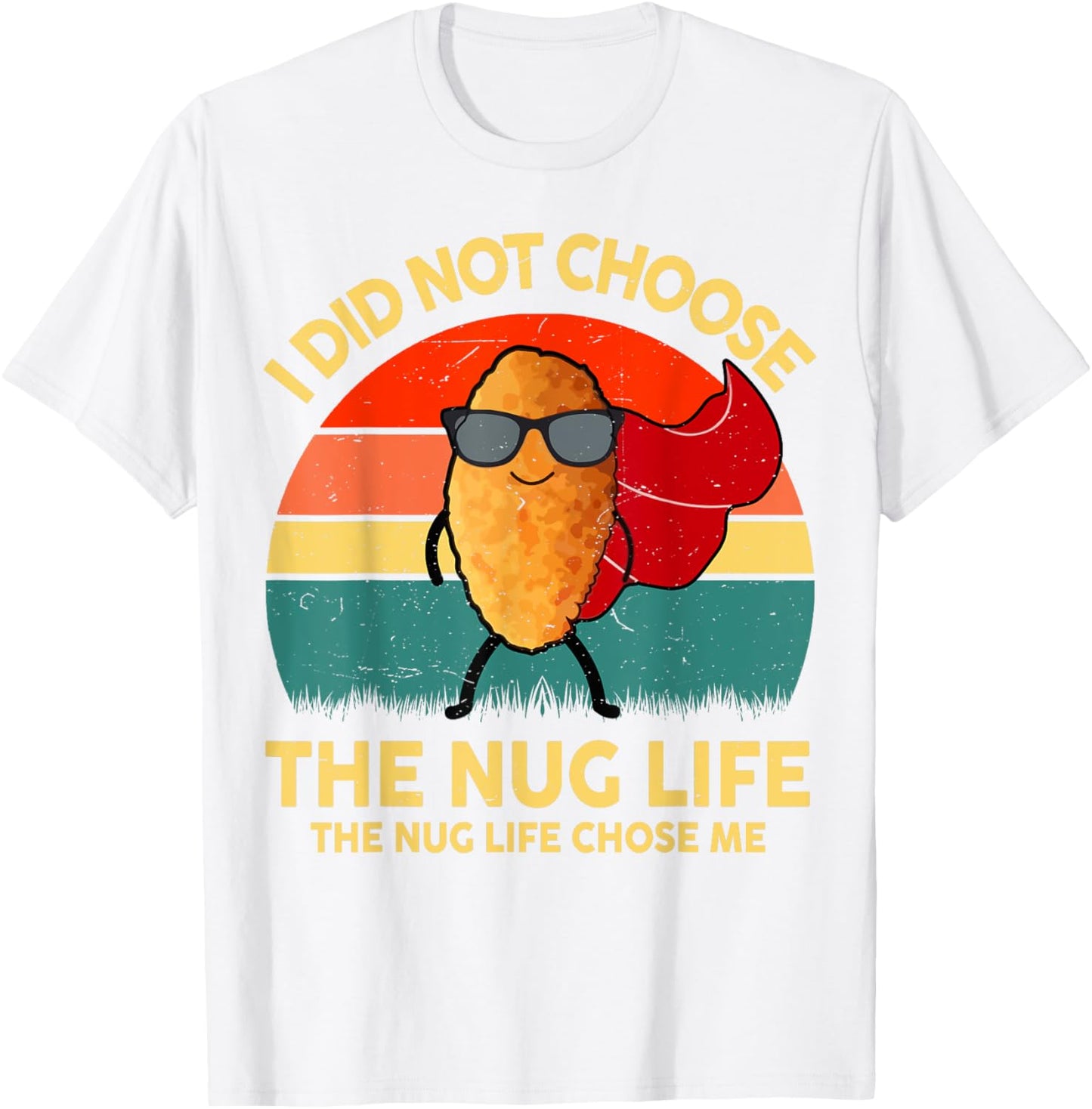 Nug-Life Shirt Kids Toddler Boy Funny I Love Chicken Nuggets T-Shirt - T-Shirt | White