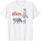 Stay Rowdy Funny Feminist Cowgirl and Leopard T-Shirt - T-Shirt | White