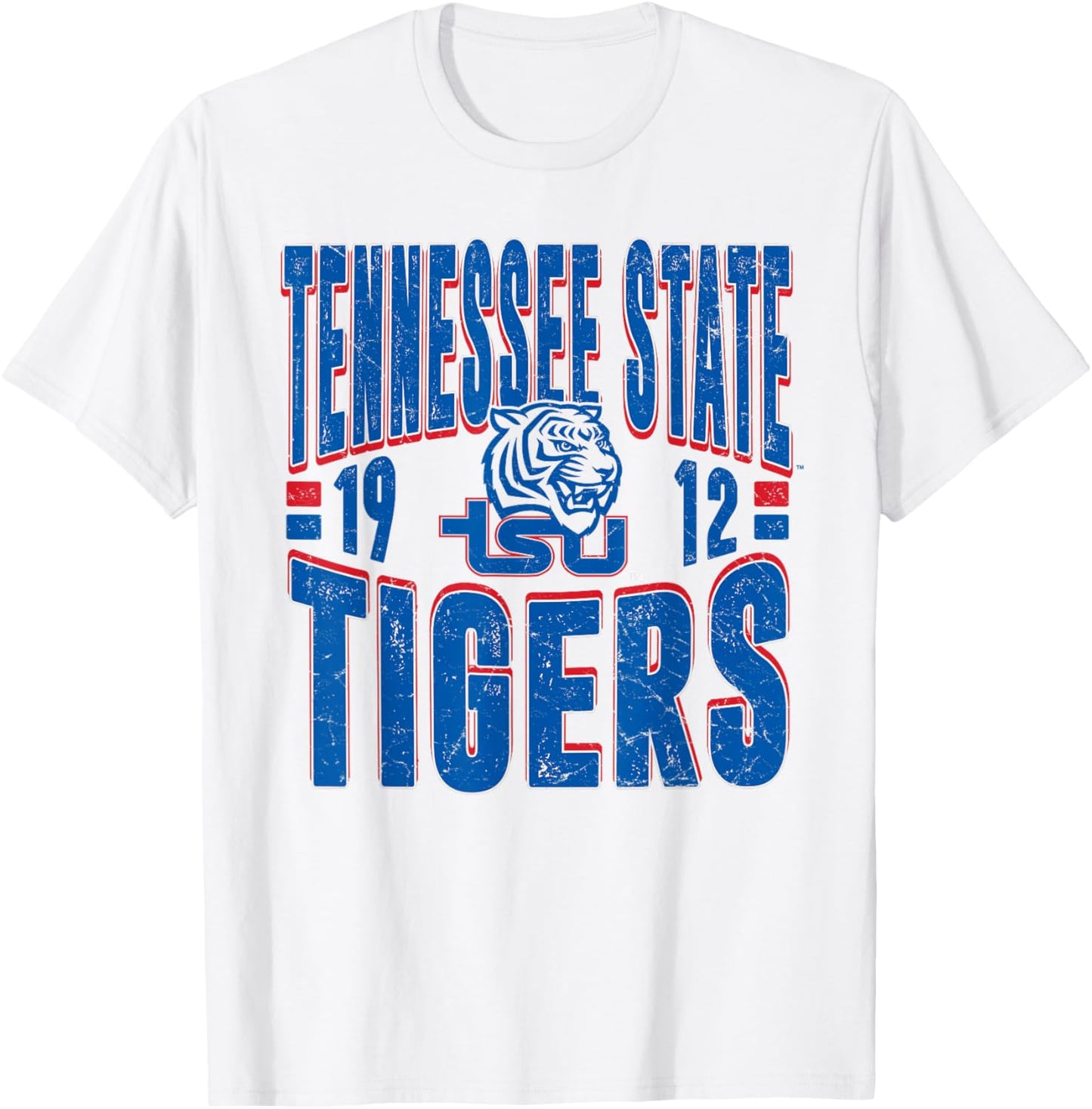 Tennessee State Tigers Vintage 90's Retro White T-Shirt - T-Shirt | White