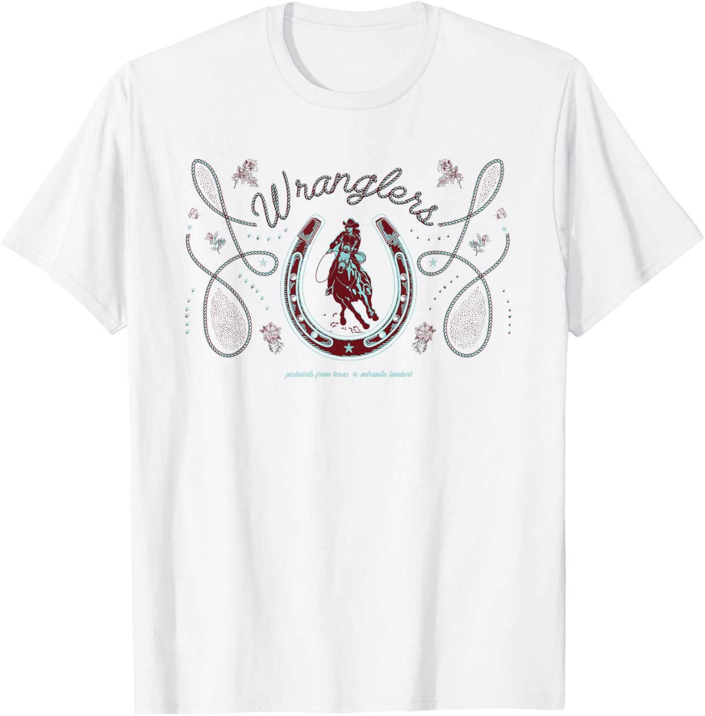 Miranda Lambert Wranglers Postcards From Texas T-Shirt - T-Shirt | White