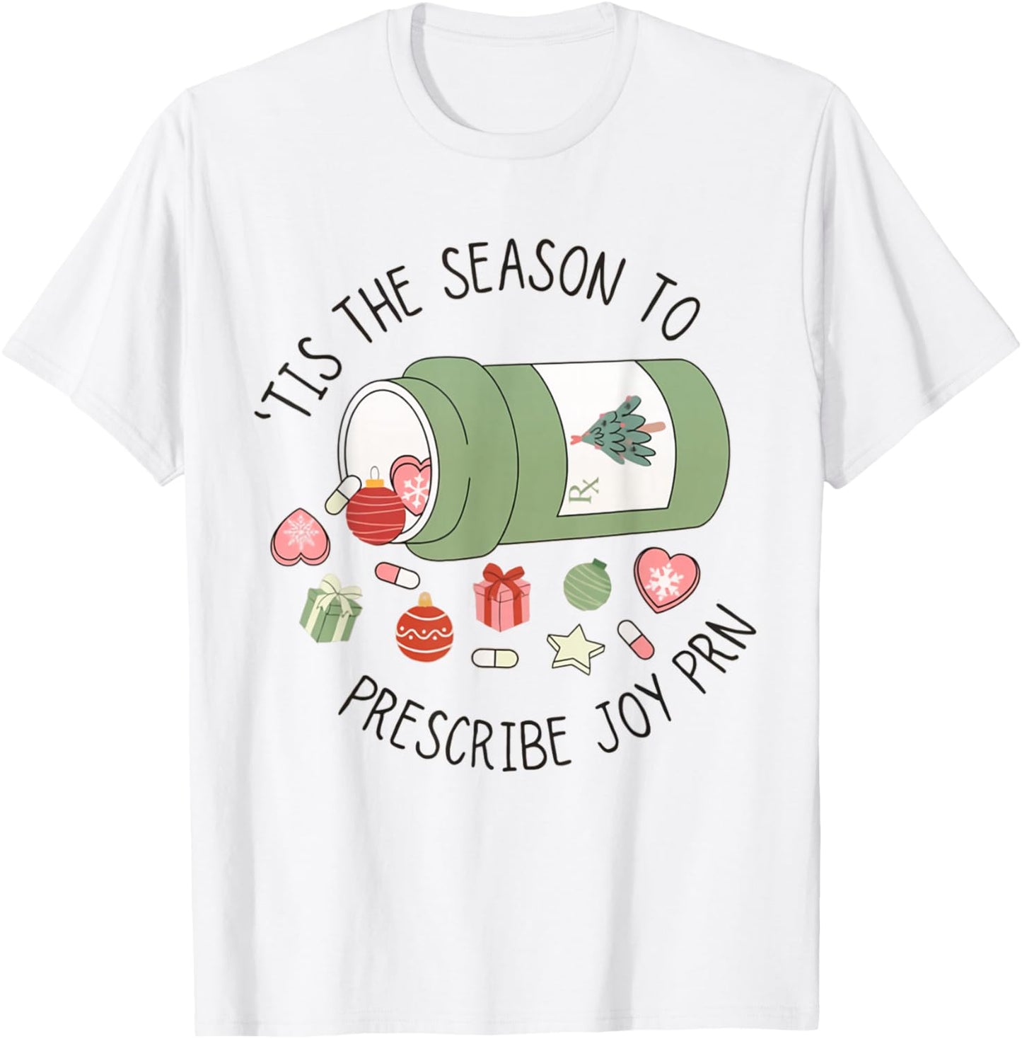 Pharmacy Technician Christmas Pharmacy Graduation T-Shirt - T-Shirt | White