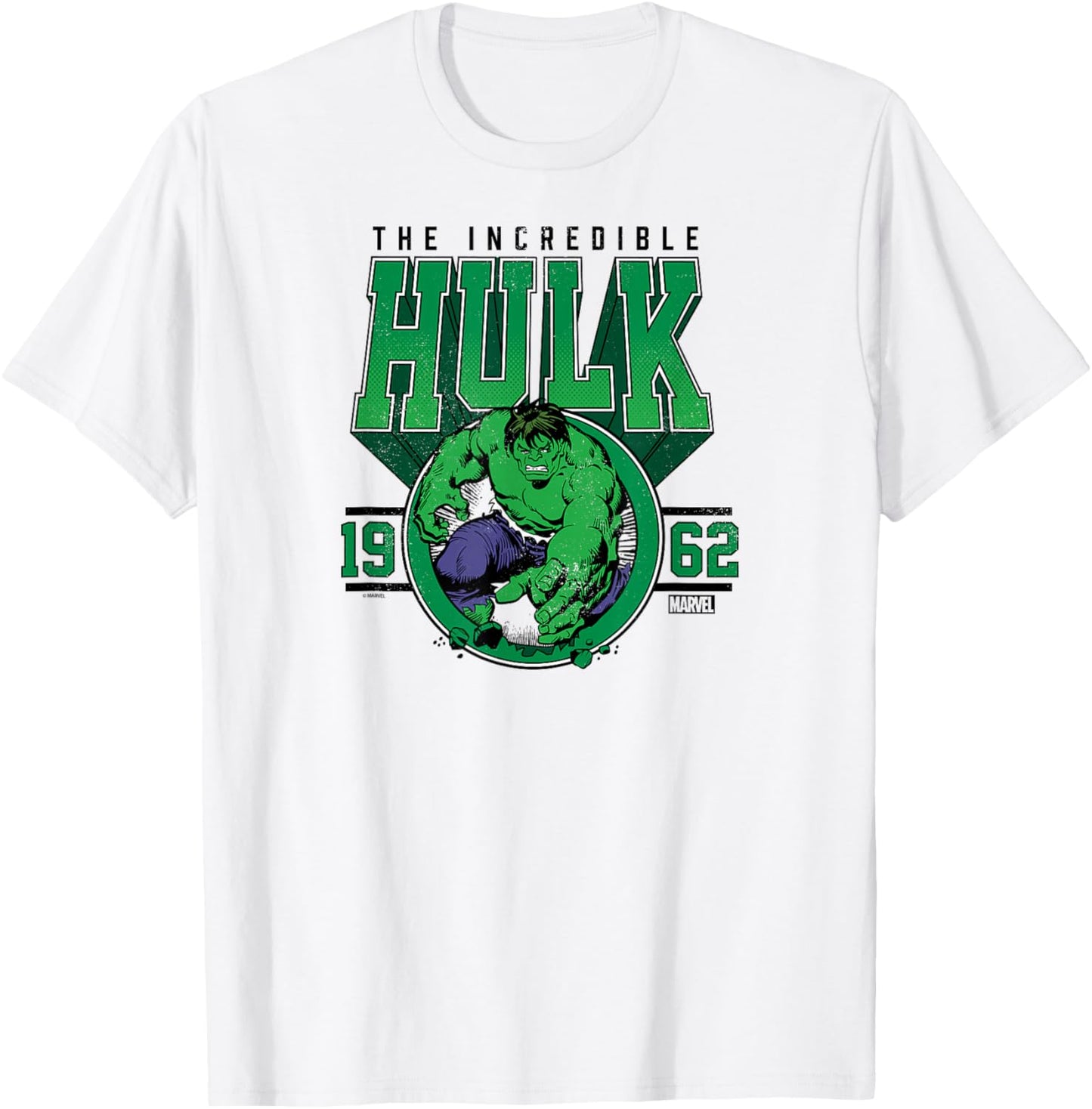 Hulk - Collegiate T-Shirt - T-Shirt | White