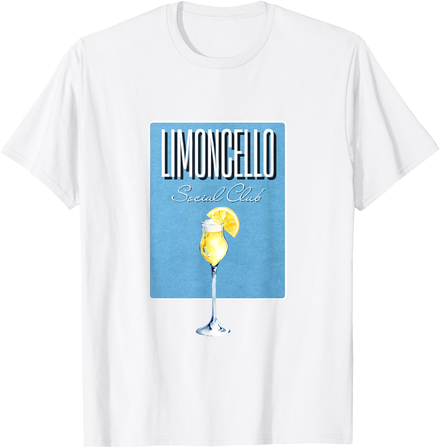 Limoncello Social Club I Lemon Limon Italy Cocktail Team T-Shirt - T-Shirt | White