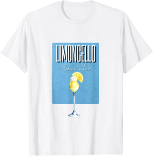 Limoncello Social Club I Lemon Limon Italy Cocktail Team T-Shirt - T-Shirt | White