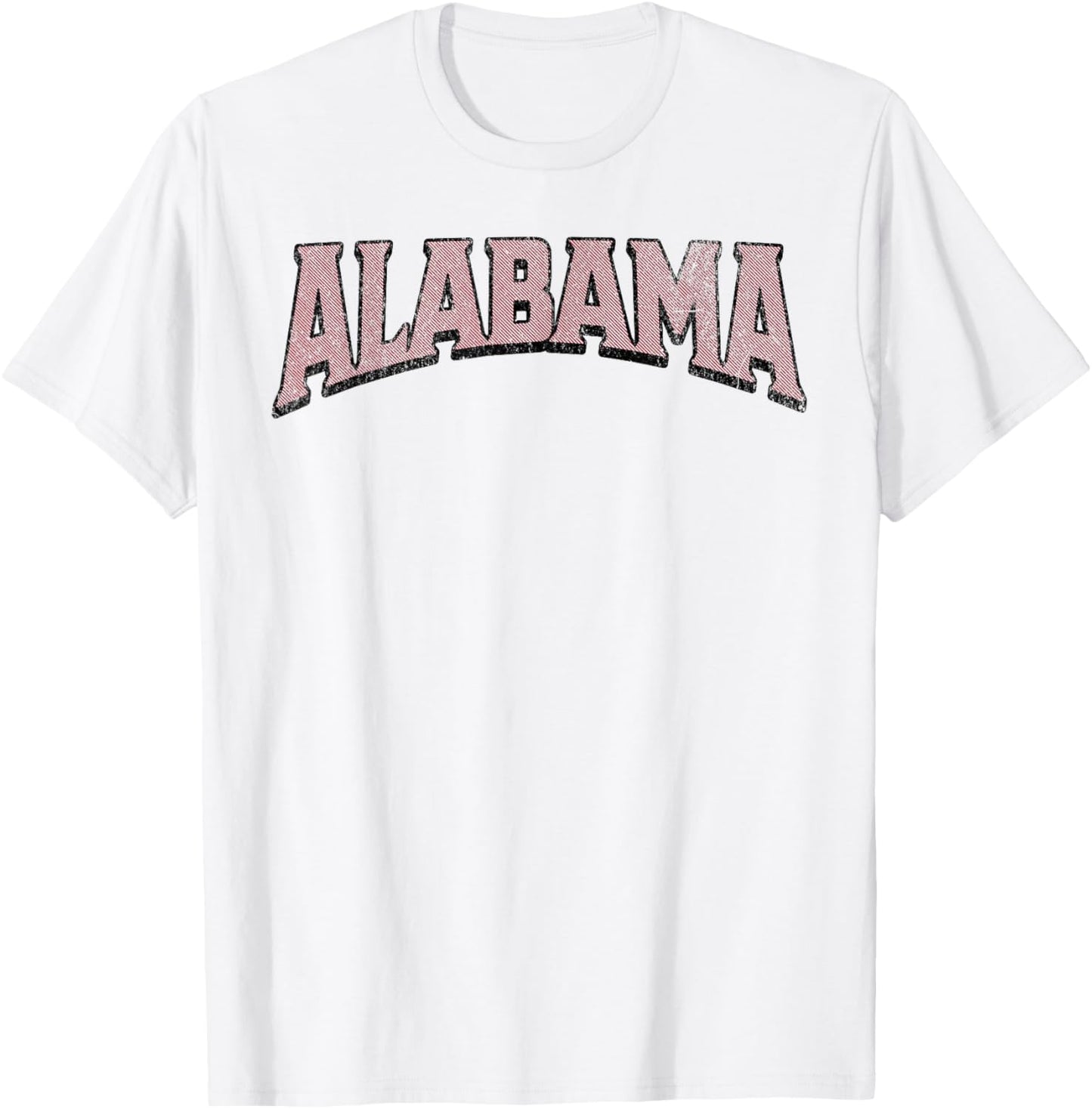 Retro Alabama AL, Sports Design Gifts Men Women Boys Girls T-Shirt - T-Shirt | White