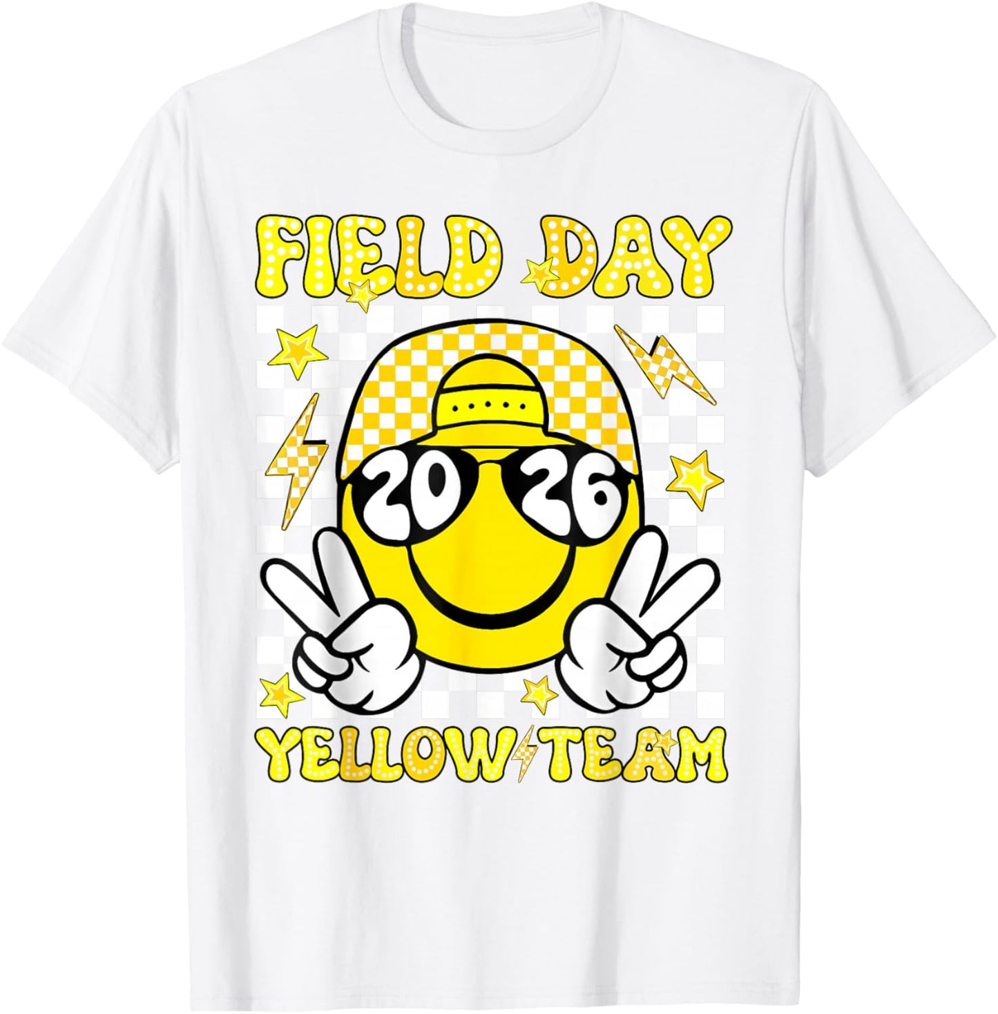 Field Day Yellow Team 2026 Let The Games Begin Field Trip T-Shirt - T-Shirt | White