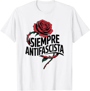 Siempre Antifasciste T-Shirt - T-Shirt | White
