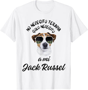 Regalo Personalizado Perro Jack Russel Divertido Mujer Chica T-Shirt - T-Shirt | White