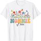 Nonnie Est. 2026 Wildflower Promoted to Nonnie T-Shirt - T-Shirt | White