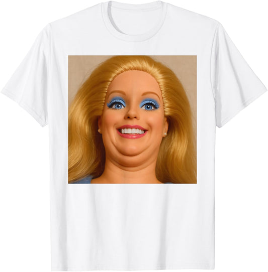 Disgusted Face Meme Doll Babe X Only Baby Love Date Fans T-Shirt - T-Shirt | White