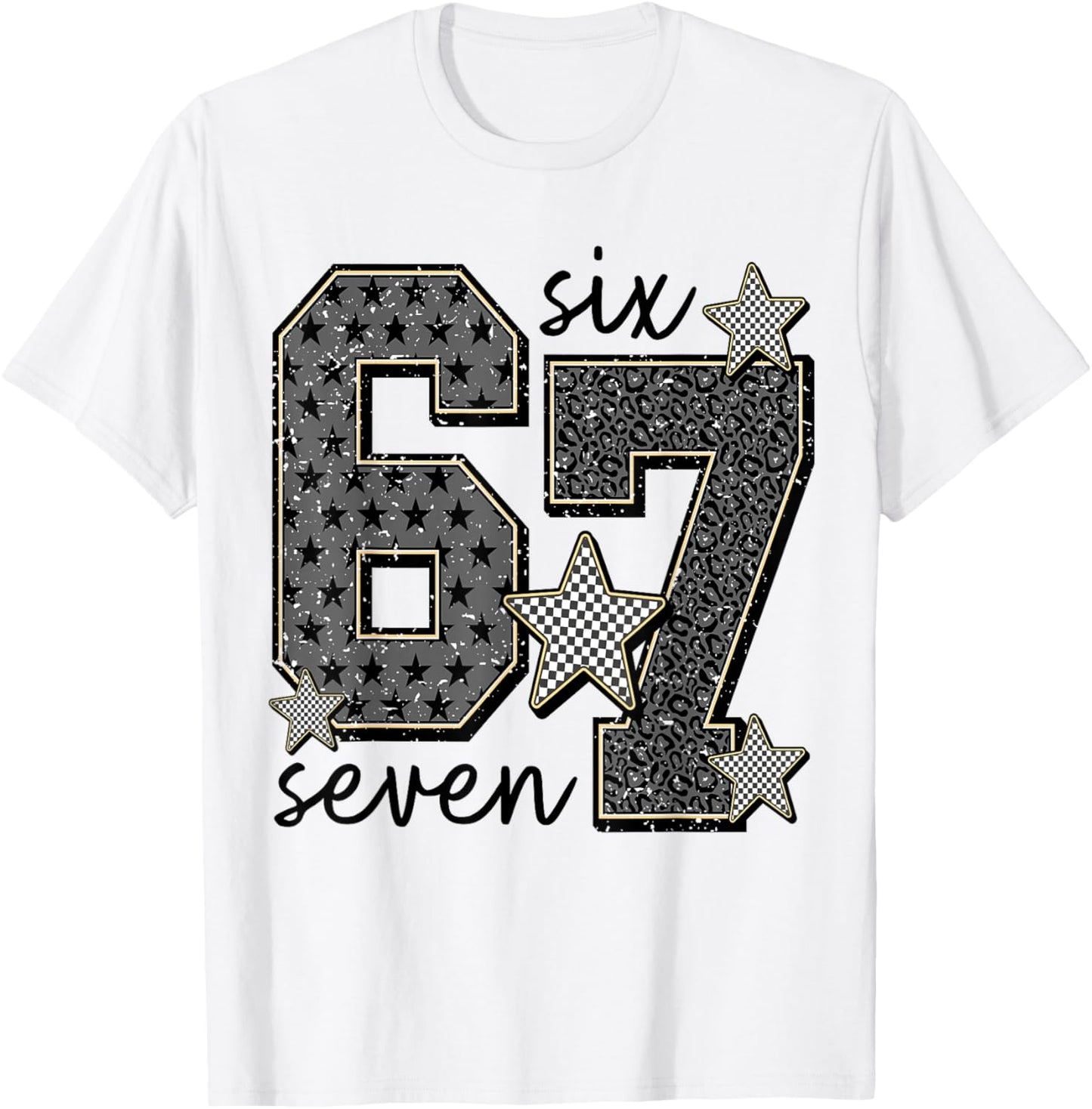6 7 Trending Six Seven 67 Girls T-Shirt - T-Shirt | White