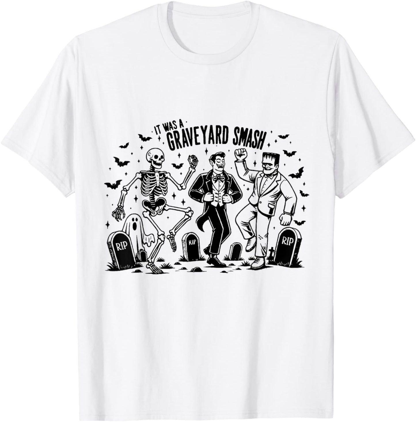 It Was A Graveyard Smash T-Shirt - T-Shirt | White
