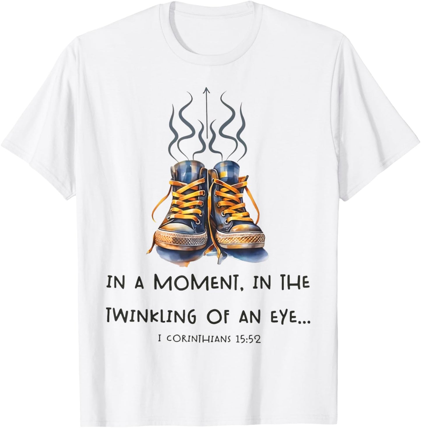 In a Moment, In the Twinkling of an Eye I Christian T-Shirt - T-Shirt | White