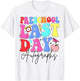 Preschool Last Day Autographs Teachers Kids Graduation Party T-Shirt - T-Shirt | White