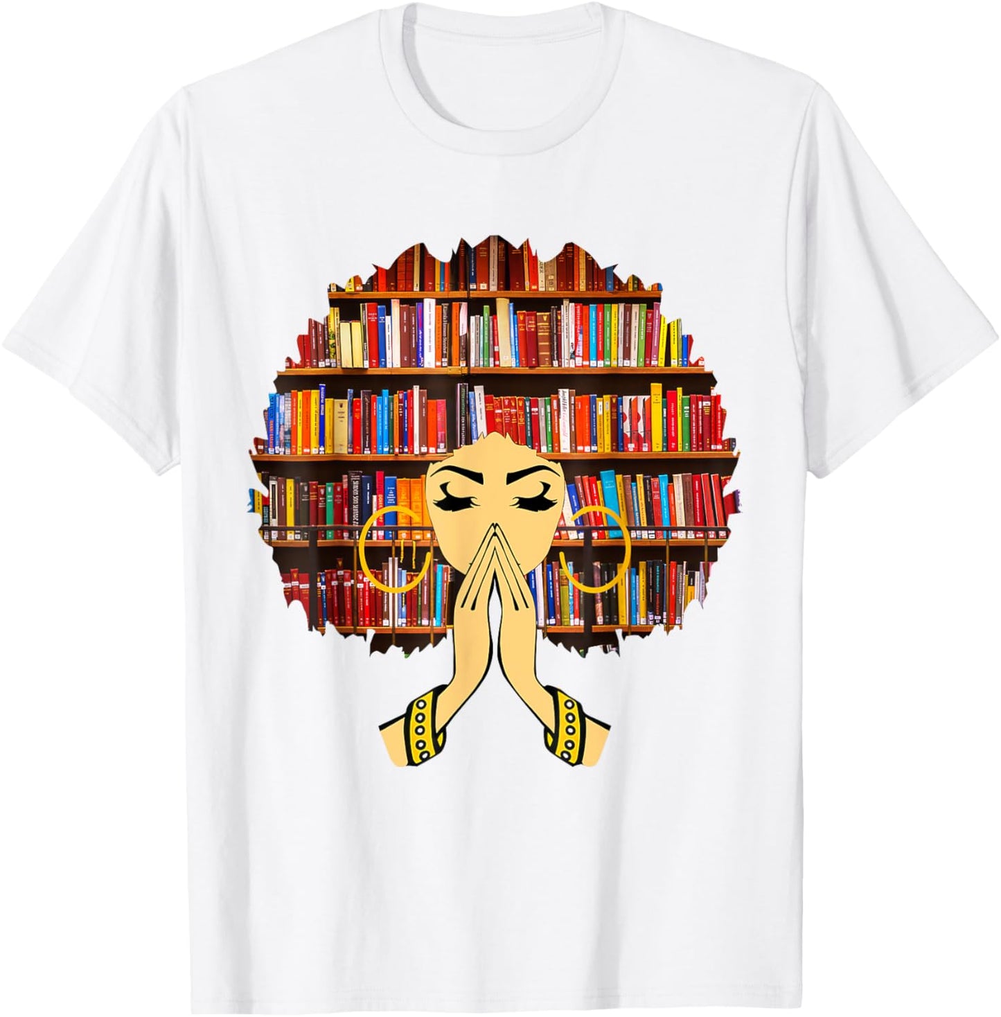 Book Girl World Book Day Cute Literature Teacher Feminist T-Shirt - T-Shirt | White
